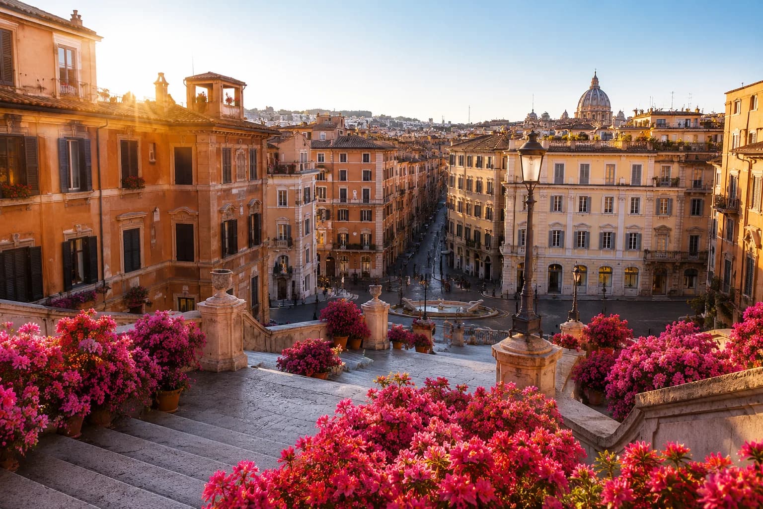 Casa Vacanze Spagna Roma - Scalinata storica e via dei Condotti per lo shopping premium