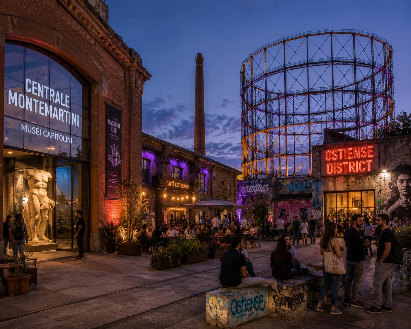 Holiday Rental Ostiense Rome - Industriale rigenerato con street art e nightlife
